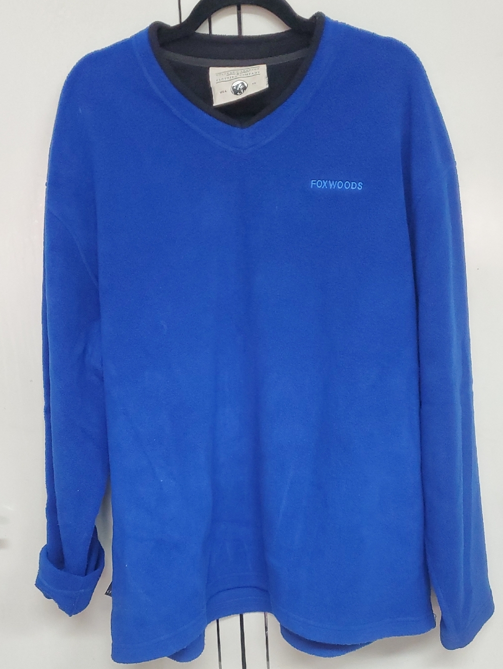 Foxwoods Men’s V-Neck Sweater - Royal Blue